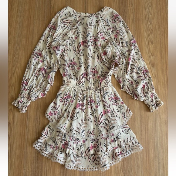 Spell & The Gypsy Collective Maisie Tiered Floral Playdress XS Romantic Feminine - Picture 3 of 11